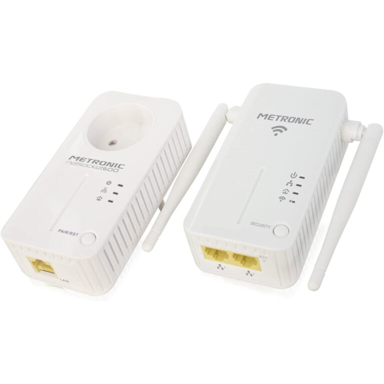 Repetidor Metronic 495435 adaptador corriente 600Mbps+repetidor wifi 300Mbps (N)