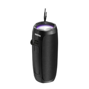 Radio Altavoz Bluetooth con bateria Daewoo DBT-25B negro iluminación LED y USB