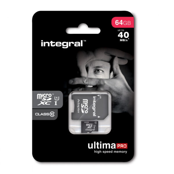 Tarjeta memoria Integral Memory microSD XC 64GB clase 10 - Imagen 2