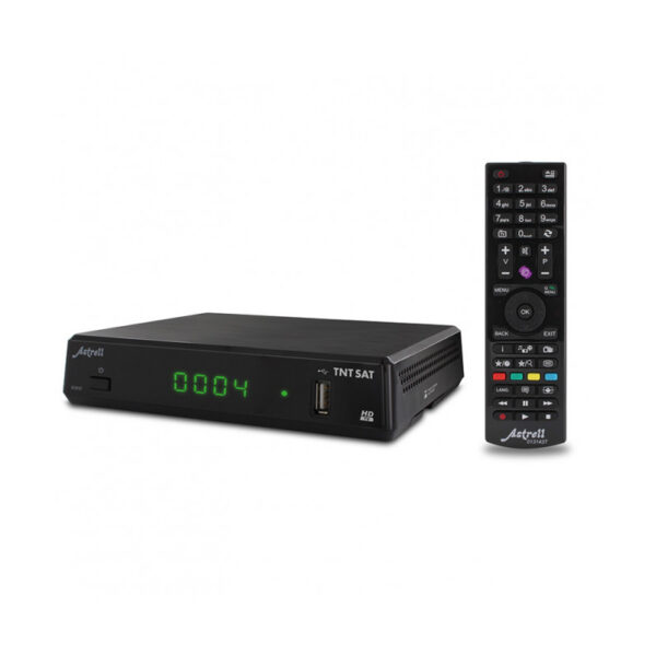 Receptor Astrell 013137 HD PVR READY para servicio TNTSAT Negro - Imagen 4