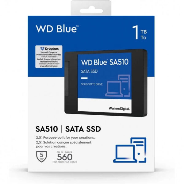 Disco Duro Western Digital Blue SA510 1TB SSD SATA 3 - Imagen 4