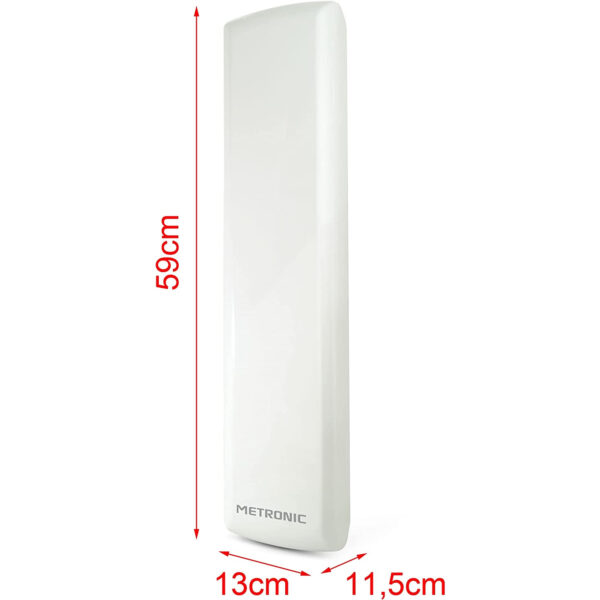 Antena Interior/Exterior TV Metronic 415980 DVB-T, UHF Ganancia 36dB Usada - Imagen 6