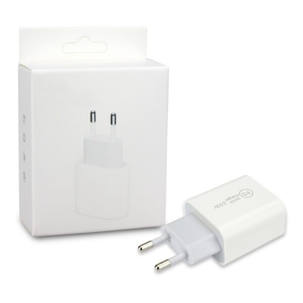 Cargador de Pared carga rápida universal PD 20W USB-C - Imagen 3