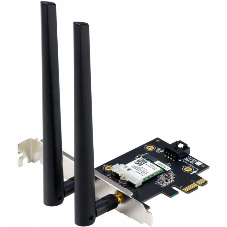 Adaptador PCIe ASUS PCE-AX1800 AX1800 WiFi 6 Bluetooth 5.2