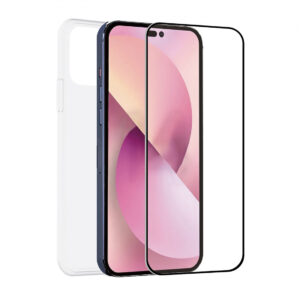 Pack Muvit for Change Apple iPhone 14 Pro funda cristal soft+protector pantalla