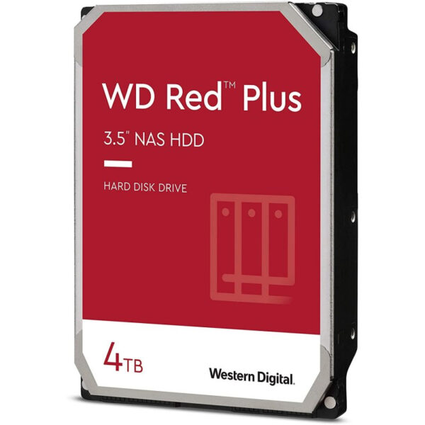 Disco Duro Western Digital Red Plus 3.5'' 4TB NAS SATA 3