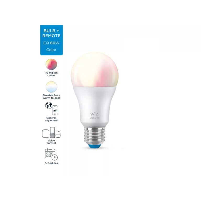 Wiz Bombilla Wifi Y Bluetooth LED Regulable Colores A60 60w E27 *Sin mando*