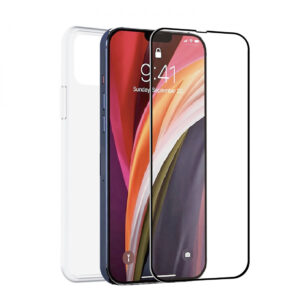 Pack Muvit for Change Apple iPhone 14 Plus funda cristal soft+protector pantalla
