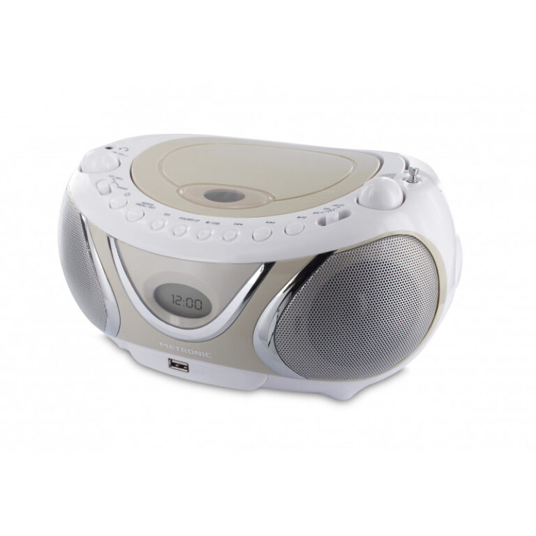 Reproductor de CD MP3 casual con puerto USB beige Usado *No funciona radio*