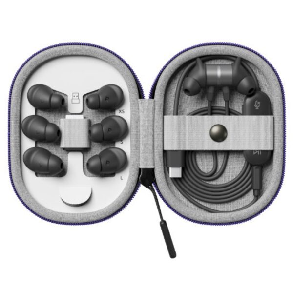 Logitech Zone Wired Earbuds Auriculares USB-C Optimizado MS Grafito - Imagen 9