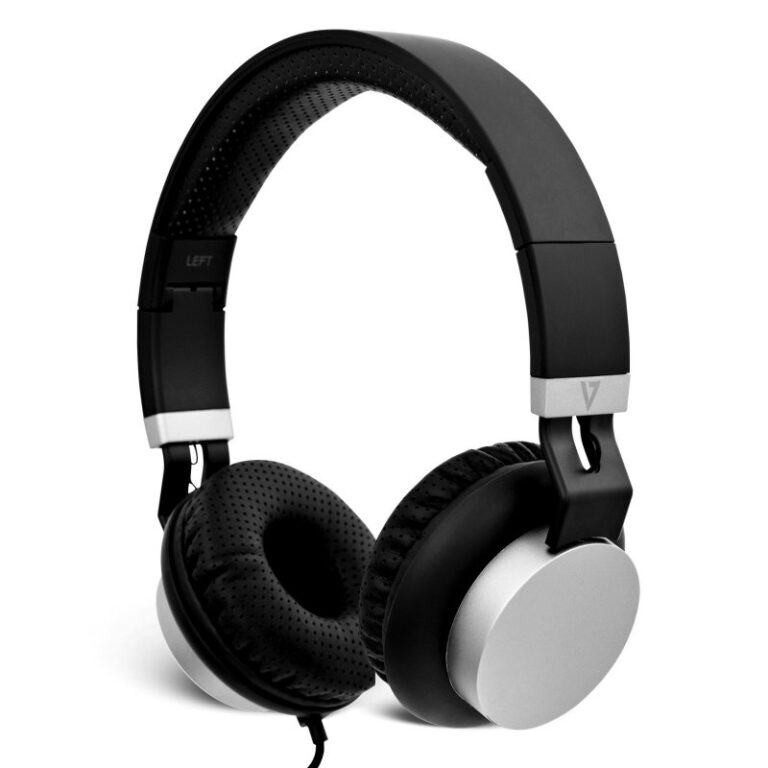 Auriculares con Micrófono V7 HA601-3EP Negro/Plata (NUEVO)