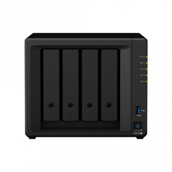 Servidor NAS Synology DiskStation DS420+ 4 Bahias Negro - Imagen 3