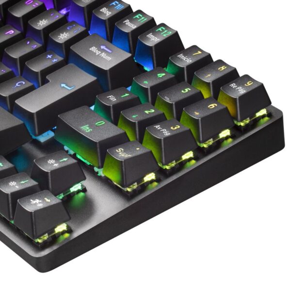 Mars Gaming MKREVOPRO Teclado Mecánico Gaming RGB Switch Azul en español (ñ) - Imagen 5