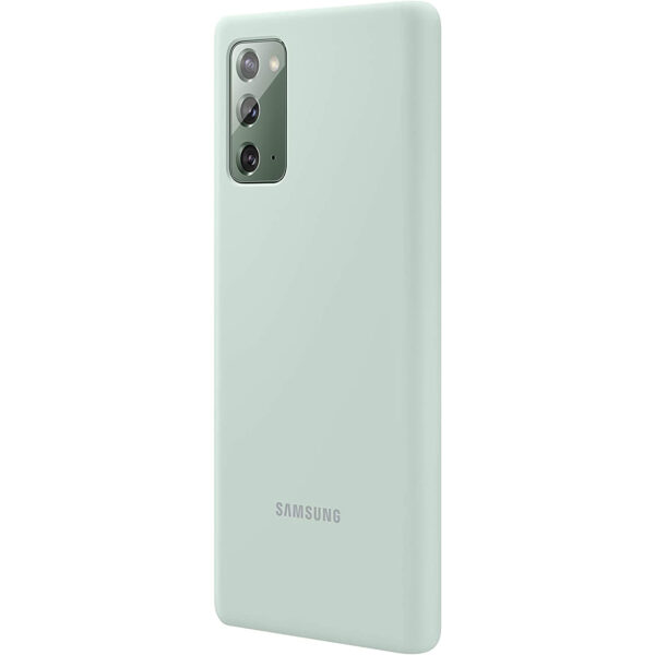Funda original Samsung de silicona para Samsung Galaxy Note 20 verde (NUEVO) - Imagen 3