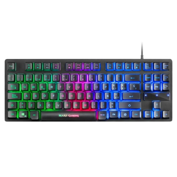 Combo Mars Gaming MCPTKL Teclado RGB + Ratón 3200 DPI Negros en español (ñ) - Imagen 2