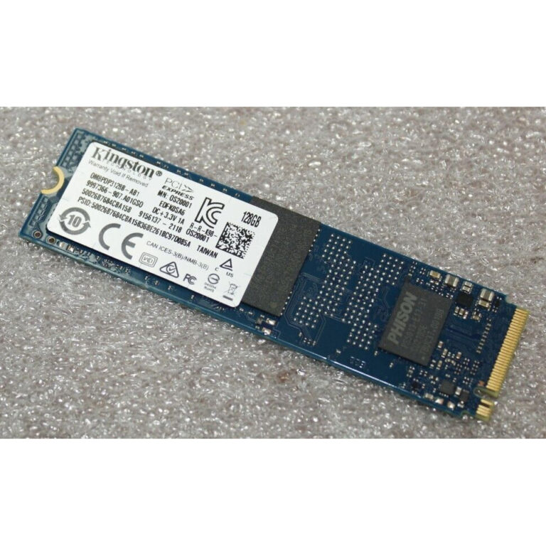 Módulo de memoria Kingston 128GB SSD M.2 NVME PCIe