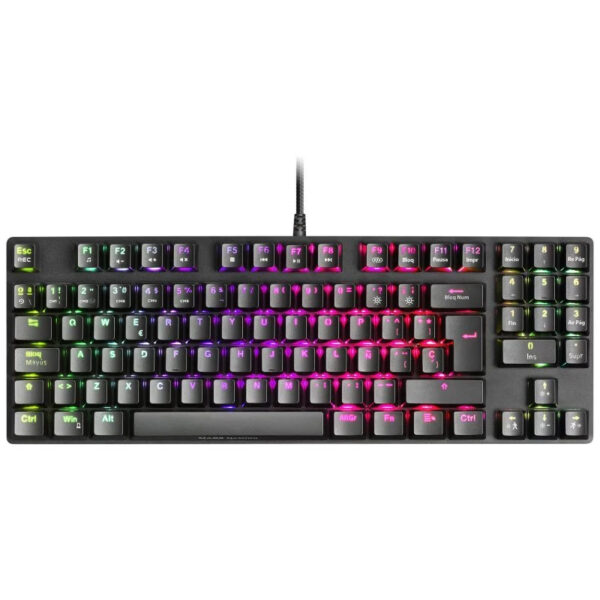 Mars Gaming MKREVOPRO Teclado Mecánico Gaming RGB Switch Azul en español (ñ)