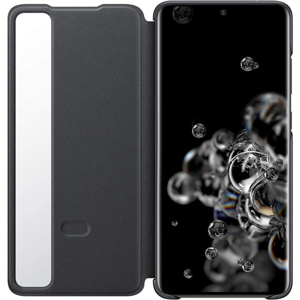 Funda original Samsung Clear View para Samsung Galaxy S20 Ultra negra - Imagen 3