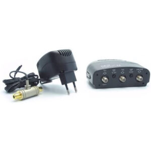Amplificador interno ajustable Metronic 410113 2 salidas negro