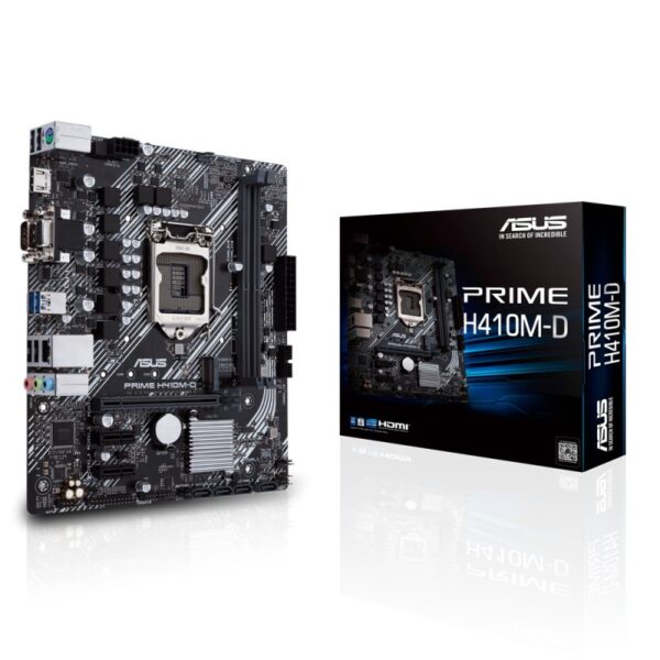 Placa Base ASUS PRIME H410M-D Usada **Sin embalaje original**