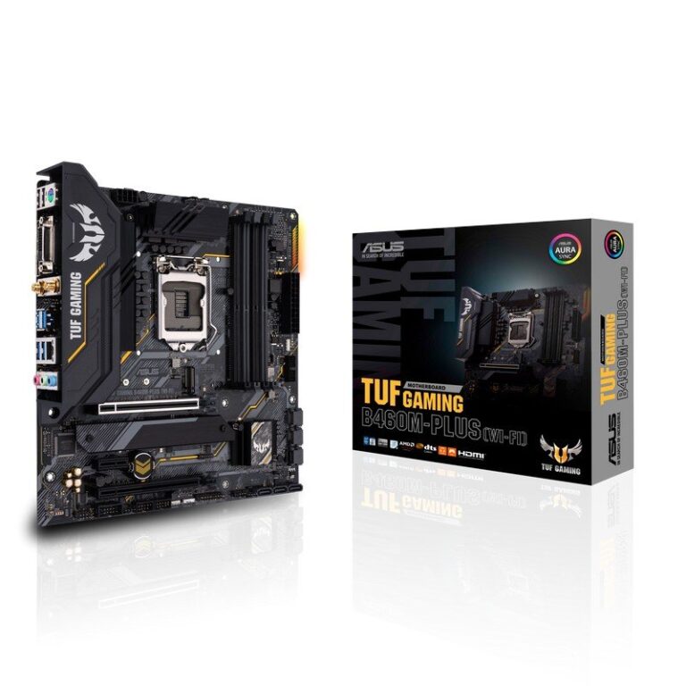 Placa Base ASUS TUF GAMING B460M-PLUS (WI-FI) Usada **No incluye tapa trasera io shield, sin embalaje original**