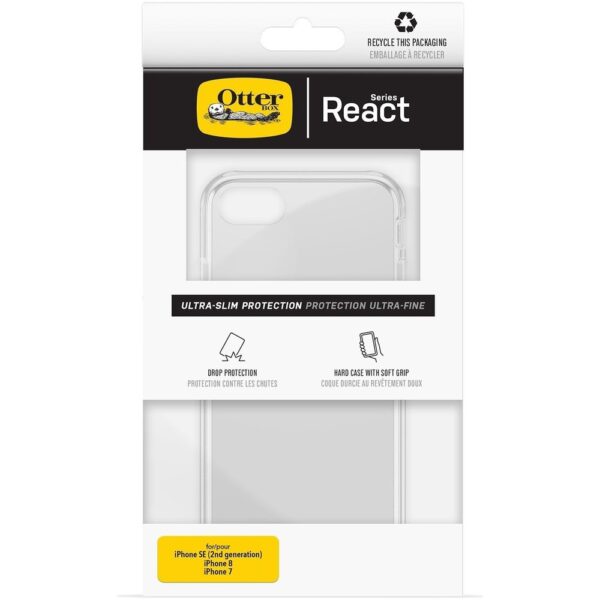 Funda OtterBox React Series para Apple iPhone SE/8/7 Transparente - Imagen 5
