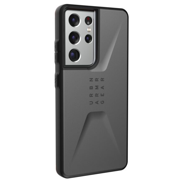 Funda Urban Armor Gear Civilian para Samsung Galaxy S21 Ultra plata - Imagen 2