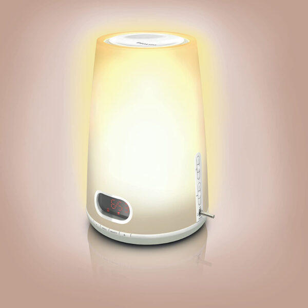 Lámpara radiodespertador FPhilips HF3470/01 Wake-up Light Usado - Imagen 2