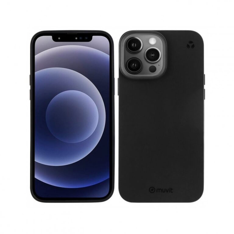 Funda Muvit for Change para Apple iPhone 13 Mini recycletek negra