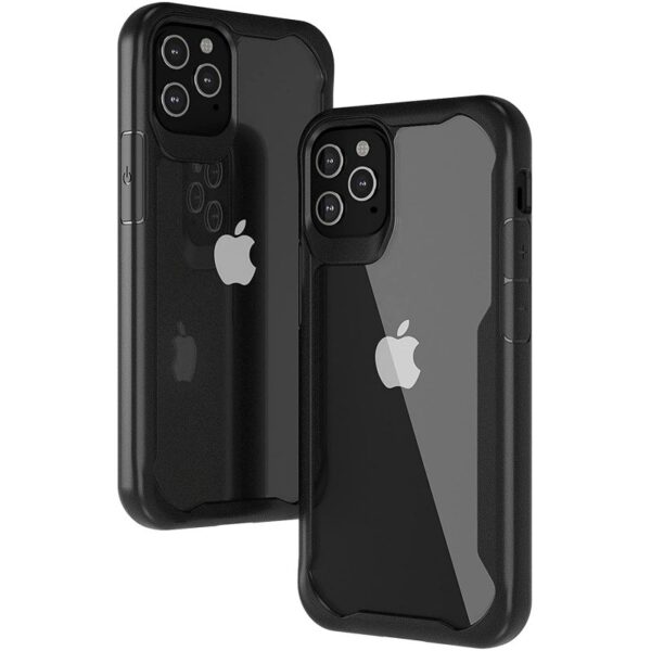 Funda Muvit for Change Shockproof 2m Transparente/Negro para iPhone 12/12 Pro - Imagen 3