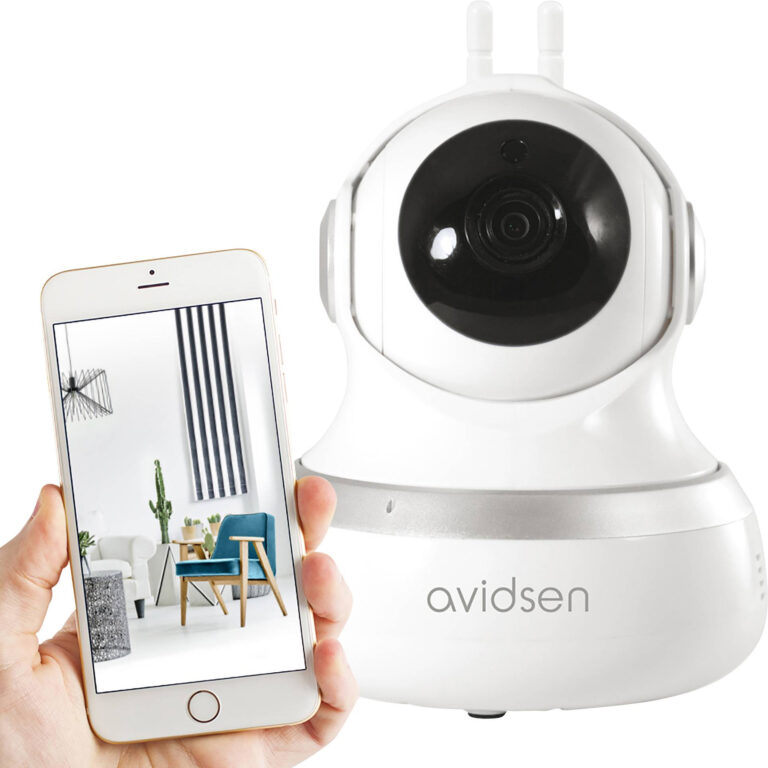 Cámara de seguridad interior Avidsen IP wifi 720P - 360° 123982