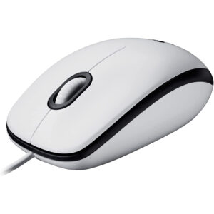 Logitech M100 Ratón con cable 1000DPI  Blanco (NUEVO)