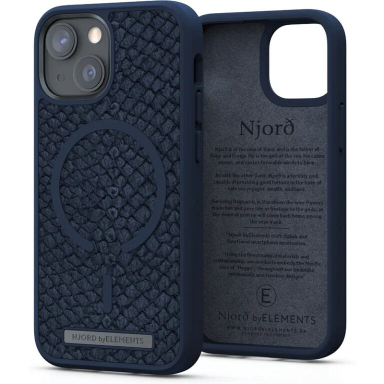 Funda Njord MagSafe para Apple iPhone 13 Mini Azul