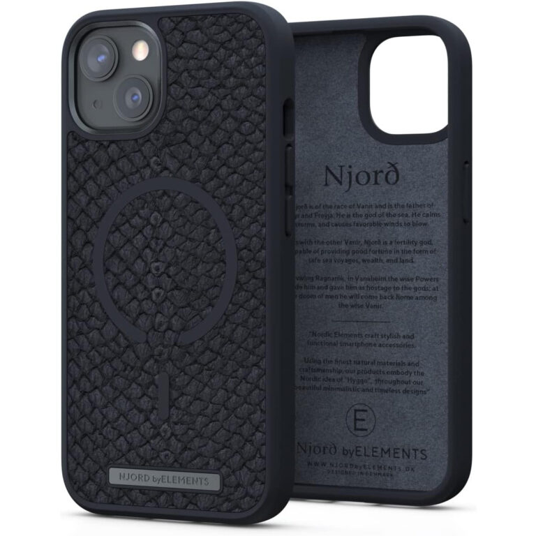 Funda Njord MagSafe para Apple iPhone 13 Mini - Negro