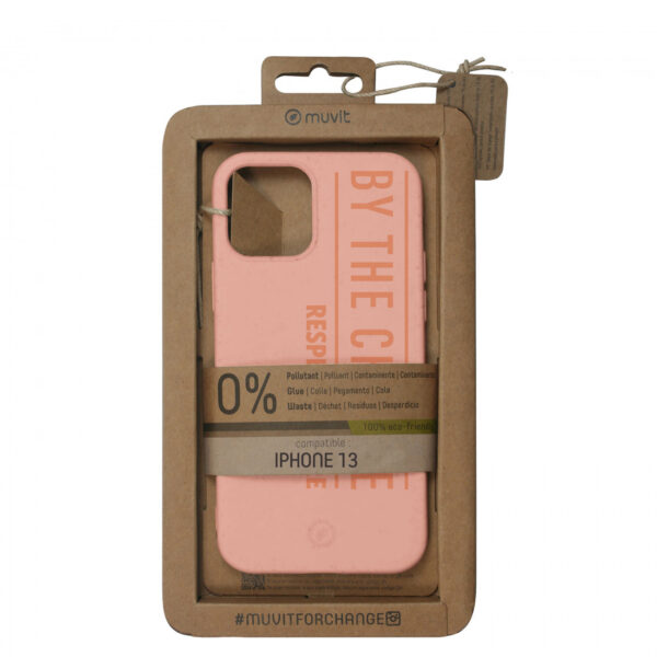 Funda Muvit for Change para Apple iPhone 13 bambootek Grafik Melocoton - Imagen 2