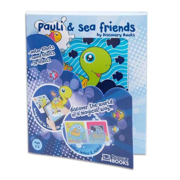 Discovery Books Pauli and Sea Friends Libro de baño interactivo