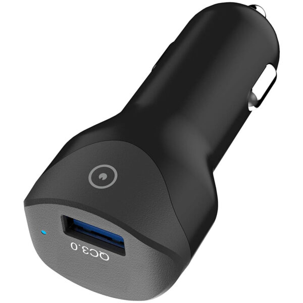 Cargador coche Muvit USB Qualcomm QC 3.0 18W Smart IC negro - Imagen 2