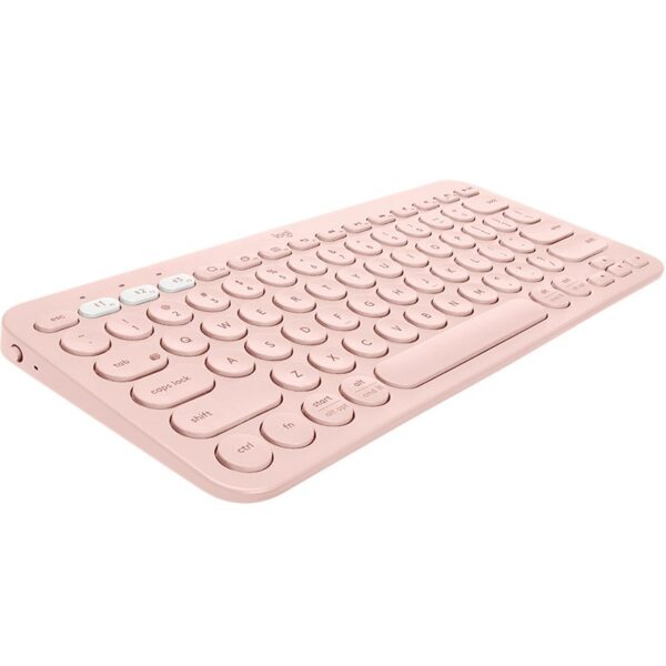 Teclado Bluetooth Multi-Dispositivo Logitech K380 Rosa en español (ñ) - Imagen 2