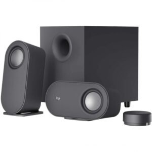 Logitech Z407 Bluetooth Altavoces para Ordenador con Subwoofer Usado  **No suena el subwoofer, los satelites si, pero el subwoofer no emite sonido.**