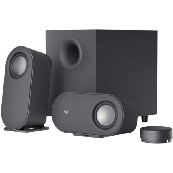 Logitech Z407 Bluetooth Altavoces para Ordenador con Subwoofer Usado  **No suena el subwoofer, los satelites si, pero el subwoofer no emite sonido.**