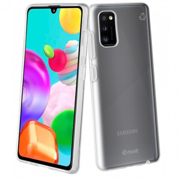 Funda Muvit for Change para Samsung Galaxy A41 recicletek transparente - Imagen 2