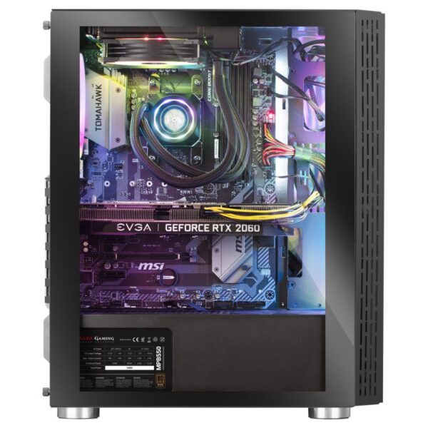 Caja Pc Mars Gaming MC8 Cristal Templado USB 3.1 Negro - Imagen 4