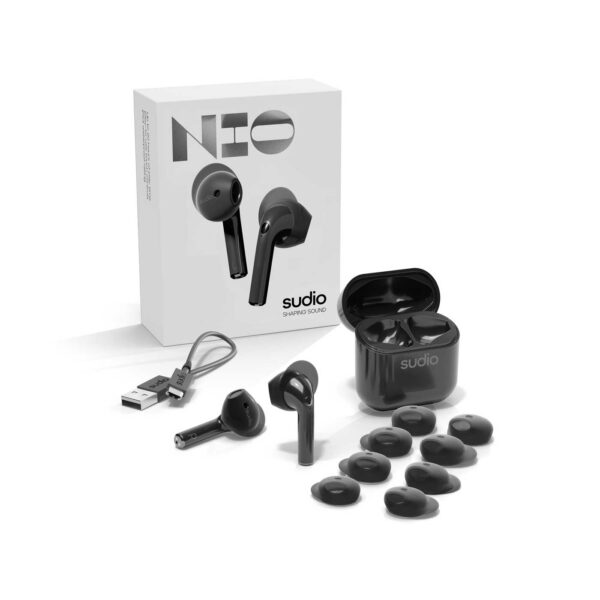 Auriculares Sudio NIO Bluetooth 5.0 Inalámbrico In-Ear Negro (NUEVO) - Imagen 5