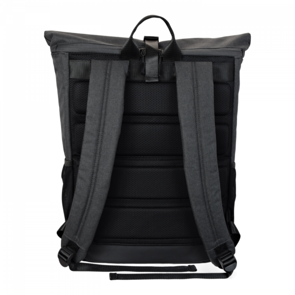 Mochila V7 para portátil de 16'' Elite Rolltop Gris - Imagen 3