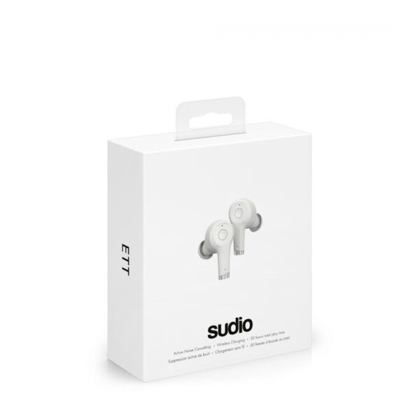 Auriculares Noise Cancelling Sudio ETT True Wireless Blanco (NUEVO) - Imagen 5