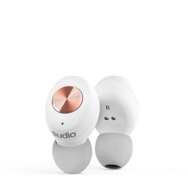 Auriculares de botón Sudio Tolv Bluetooth True Wireless Blanco (NUEVO) - Imagen 2