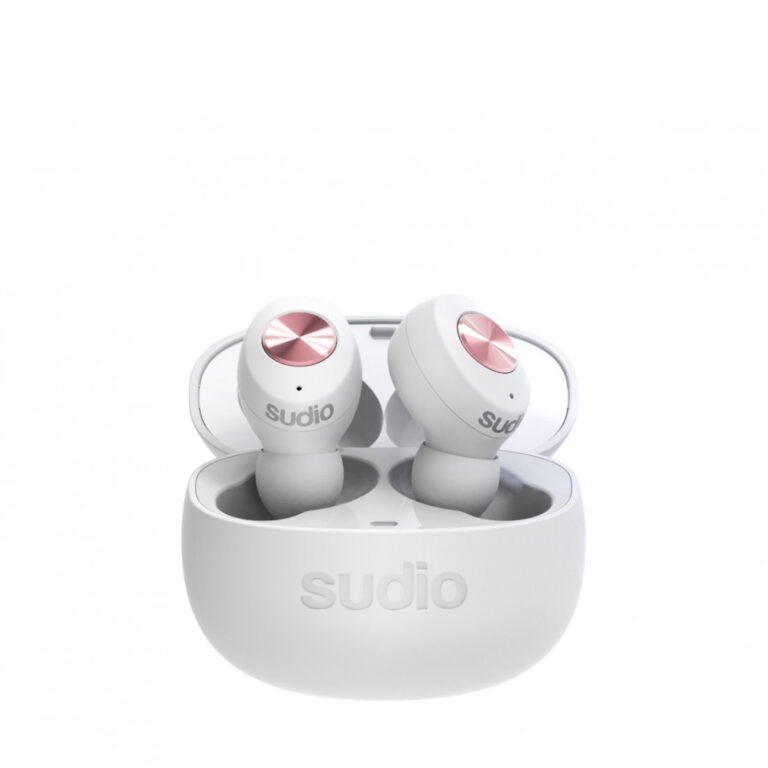 Auriculares de botón Sudio Tolv Bluetooth True Wireless Blanco (NUEVO)
