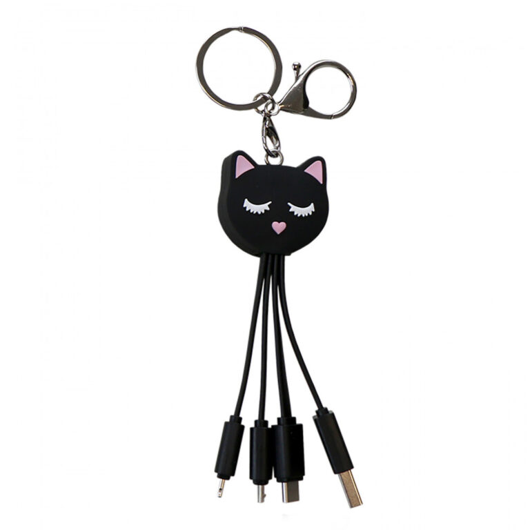 Cable Yello Koko Cat 3 en 1 USB A/micro USB y USB C y Lightning 0.15m