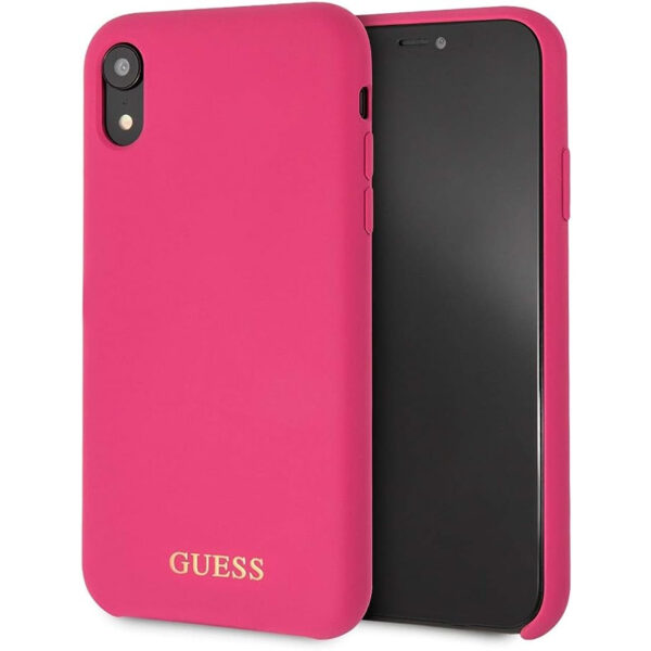 Funda Guess de silicona para Apple iPhone XR Rosa