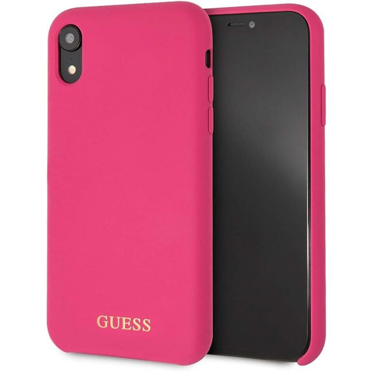 Funda Guess de silicona para Apple iPhone XR Rosa